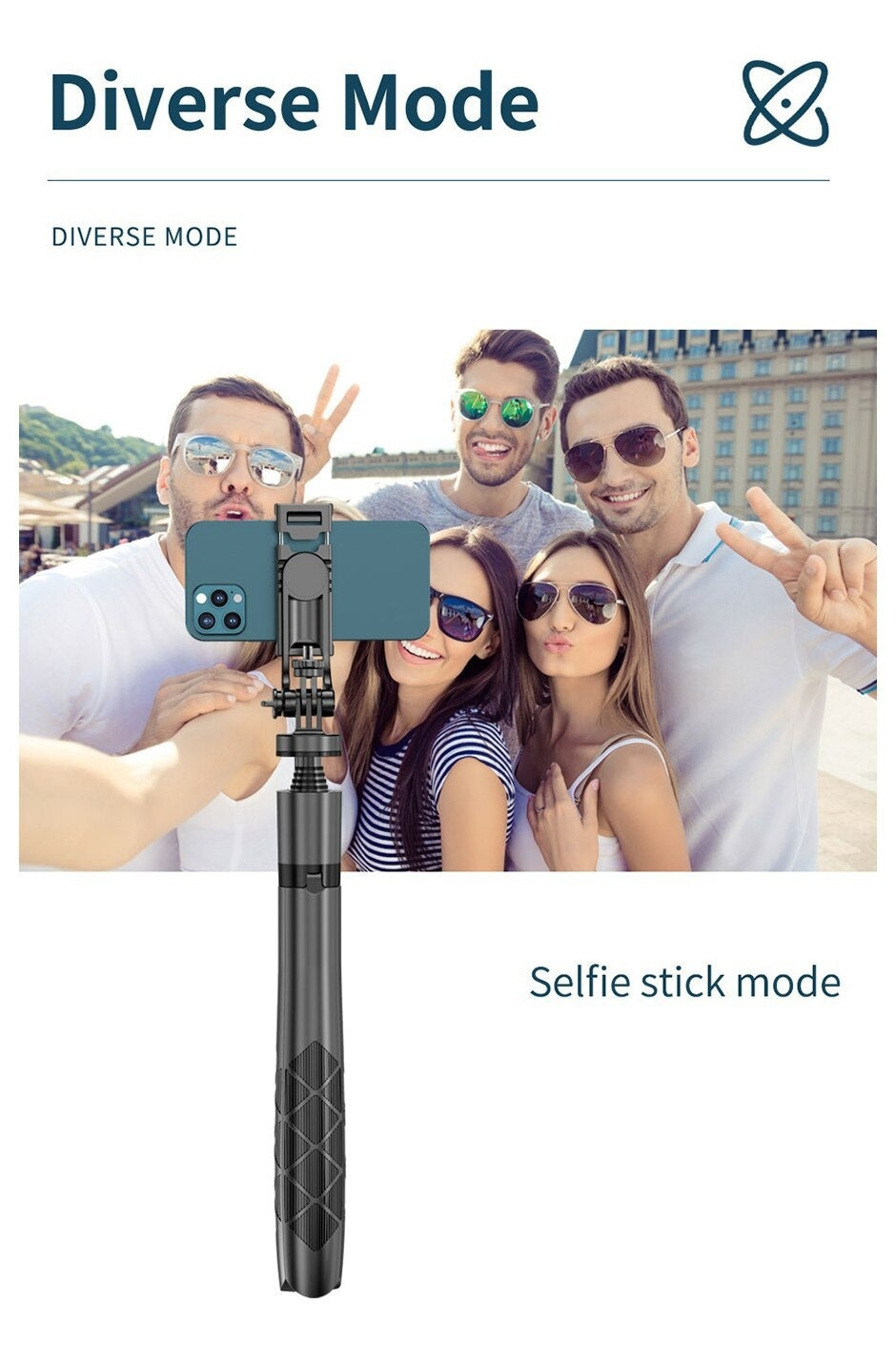 Cross-border Selfie Stick Double Fill Light Bluetooth Handheld Stabilizer Floor Telescopic Rod Stand For Live Streaming