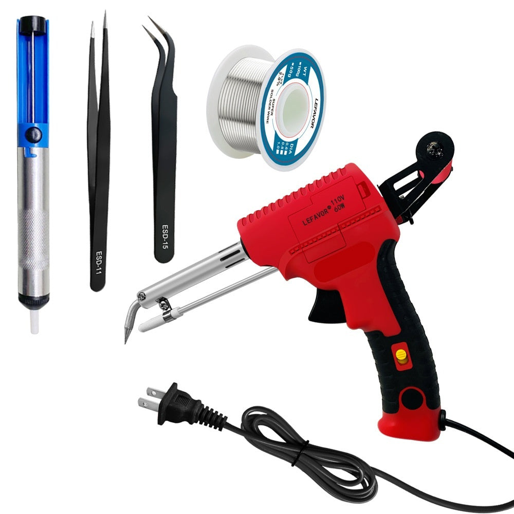 Manual Constant Temperature Electric Soldering Iron Automatic Soldering Tin Suit Household Electronic Repair Tool