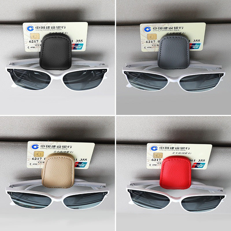 Sunglasses Holder Eye Case Creative Automotive Sun Louver Clips For Storage Car Glasses Clip