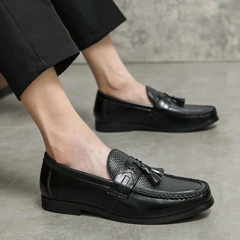 New Men's Casual Slip-on Leather Shoes