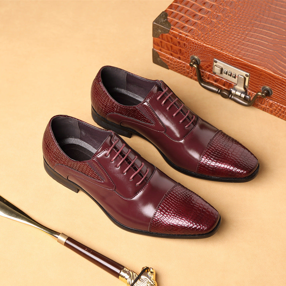 Business leather shoes