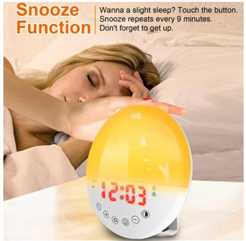 2024 Popular Natural Light Alarm Best Selling Products Halloween Wake Up Light