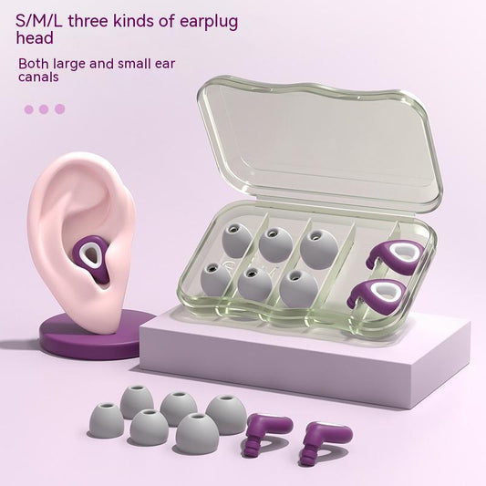 Silicone Noise-reduction Ear Plugs Swimming Waterproof And Silent Sleeping