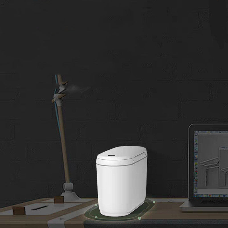 Automatic desktop trash can smart sensor