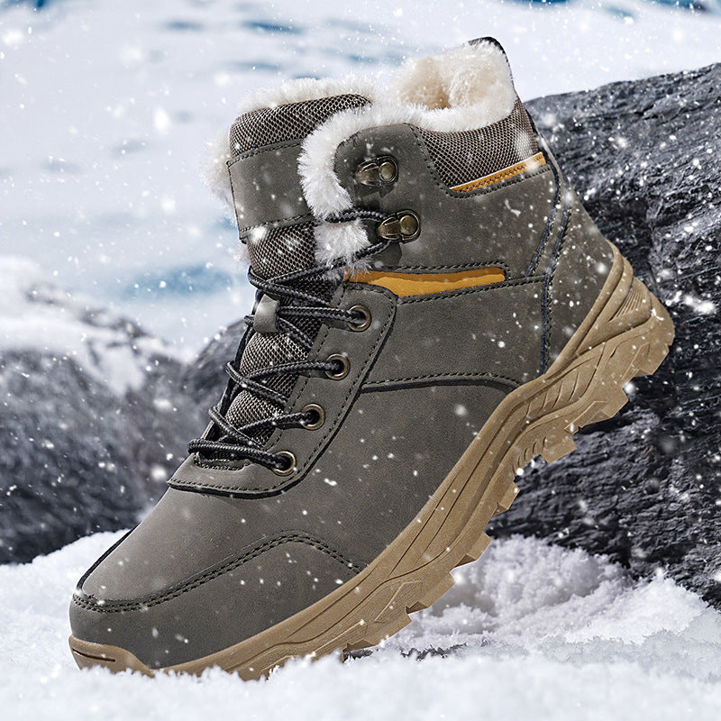 Men's Outdoor Travel Insulated Cotton-padded Shoes