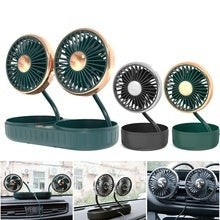 Car Fan Three-head Rotating Five-seat Shared Strong Wind Universal Car Fan