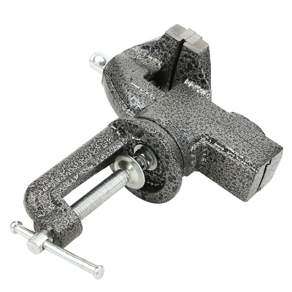 65mm Mini 360 Degree Cast Iron Clamp On Vise Hardware Hand Tools Drill Press Workshop Accessory