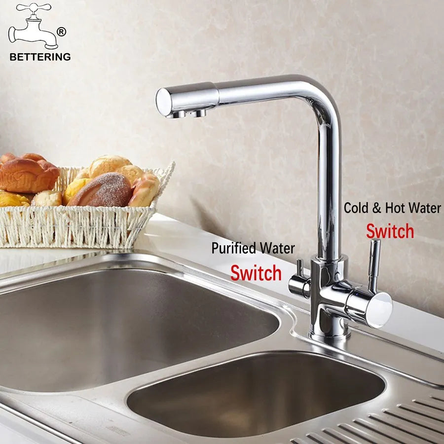 Bettering Filtered Water Kitchen Sink Faucet Cold And Hot Tapware 수도꼭지 смеситель для кухни ברז מטבח Grifos De Cocina De Fregader