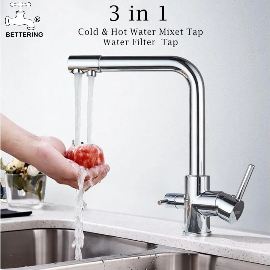 Bettering Filtered Water Kitchen Sink Faucet Cold And Hot Tapware 수도꼭지 смеситель для кухни ברז מטבח Grifos De Cocina De Fregader