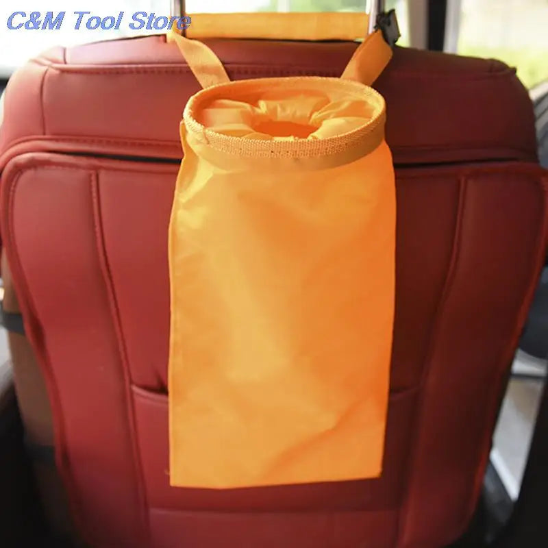 Hot sale 1Pcs Auto Dustbin Garbage Rubbish Storage Container Hang Litter Bag  Waste Bin Car Seat Back Trash Holder