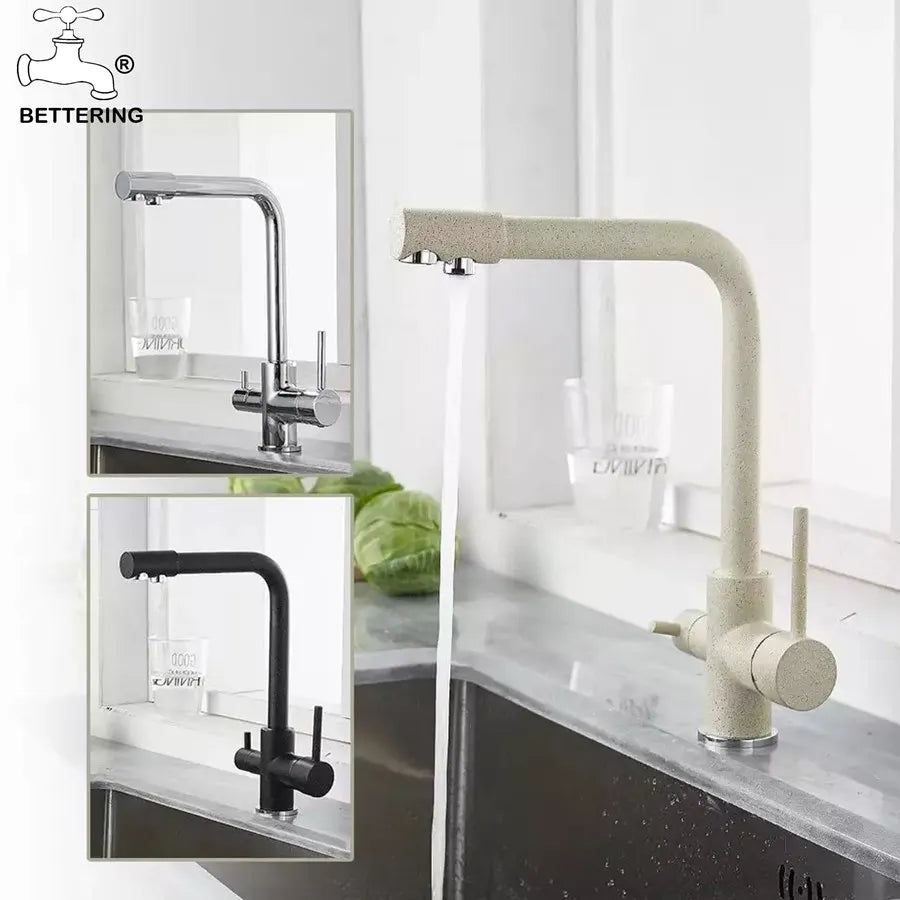 Bettering Filtered Water Kitchen Sink Faucet Cold And Hot Tapware 수도꼭지 смеситель для кухни ברז מטבח Grifos De Cocina De Fregader