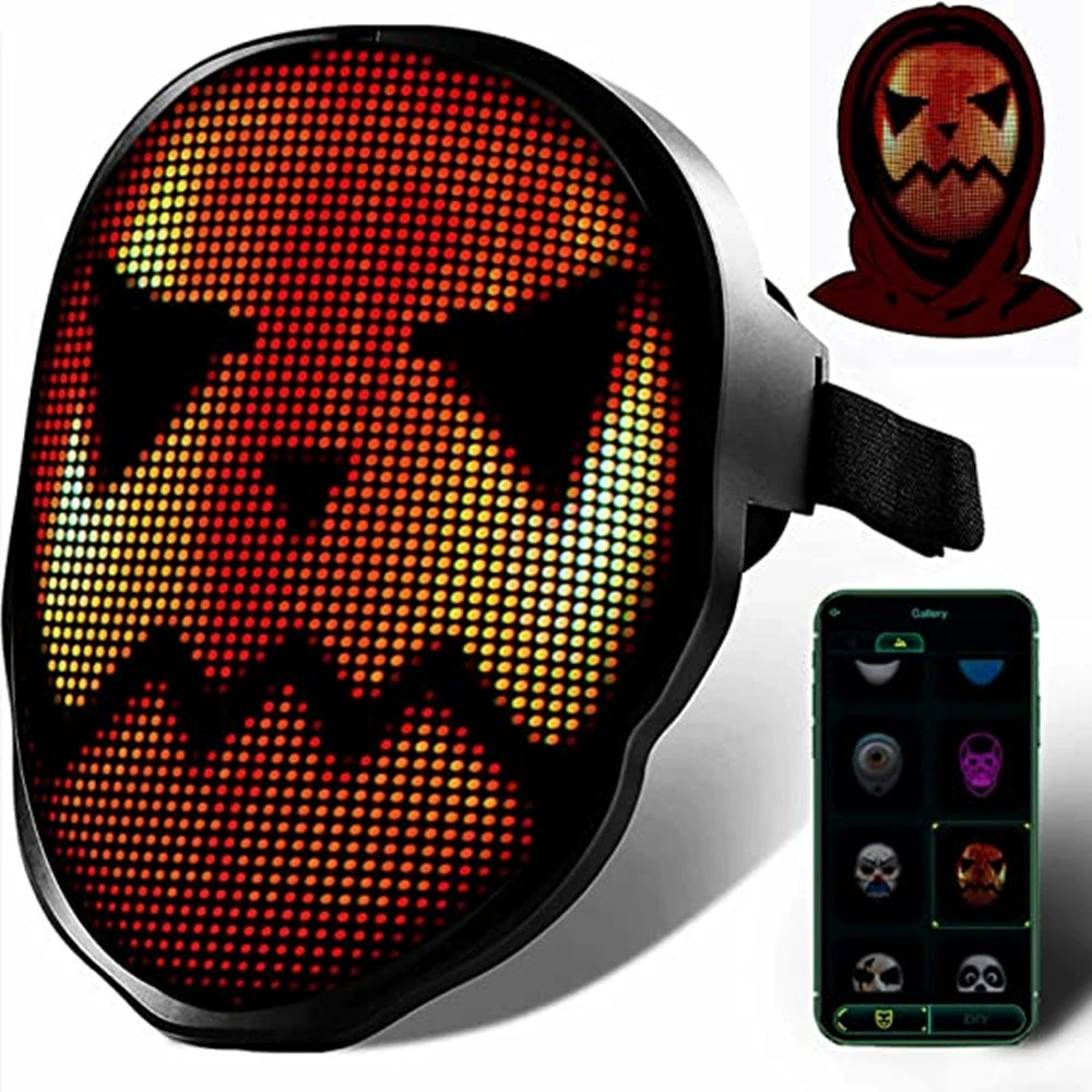 Bluetooth Gesture Sensor Party LED Mask Mask