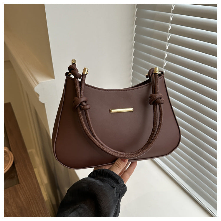 Women's High-end Hand-held Armpit Small Square Bag