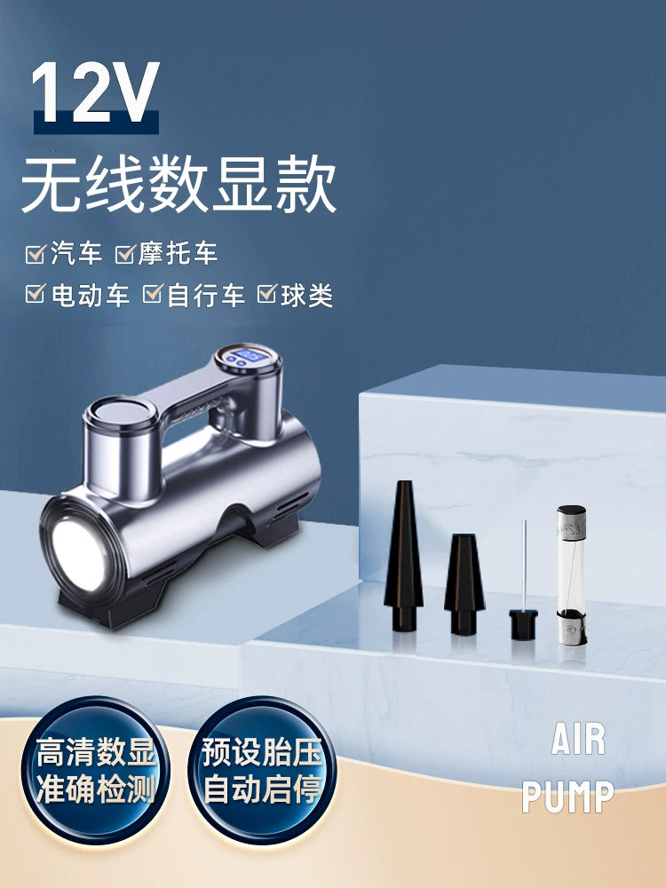 Portable Wireless Electric Tire Vehicle Air Pump