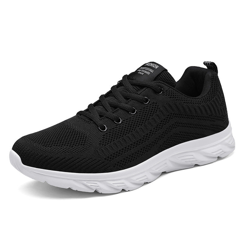 Men's Shoes Extra Large Size Flyknit Breathable Light Running Shoes