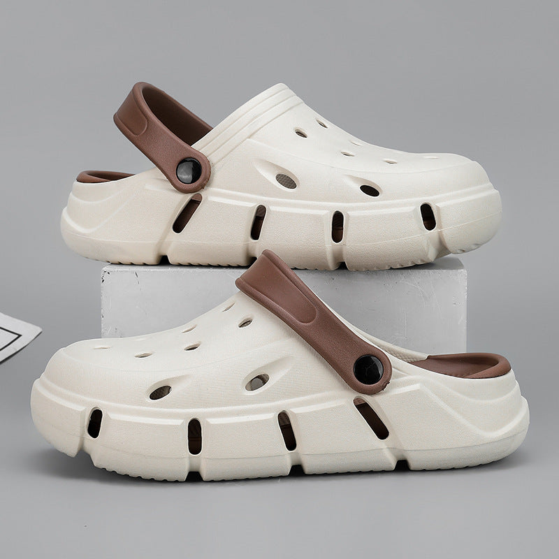 Fashion Personality Poop Hole Shoes For Men