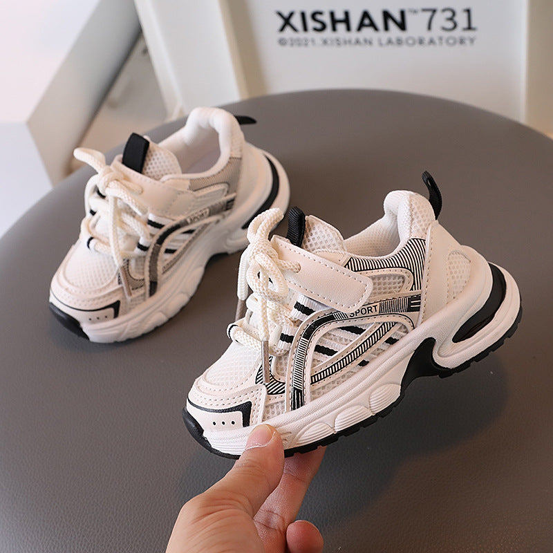 Mesh Breathable Baby Toddler Running Shoes Boys And Girls Dad Shoes