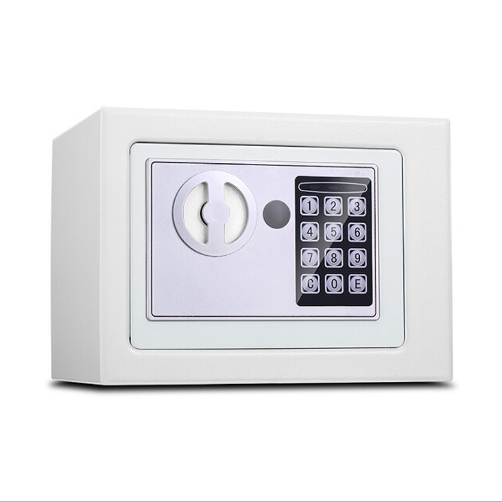 All-Steel Digital Password Children's Safe Box Office Household Micro Small Coin Mini Official Seal Mobile Phone Deposit and Savings