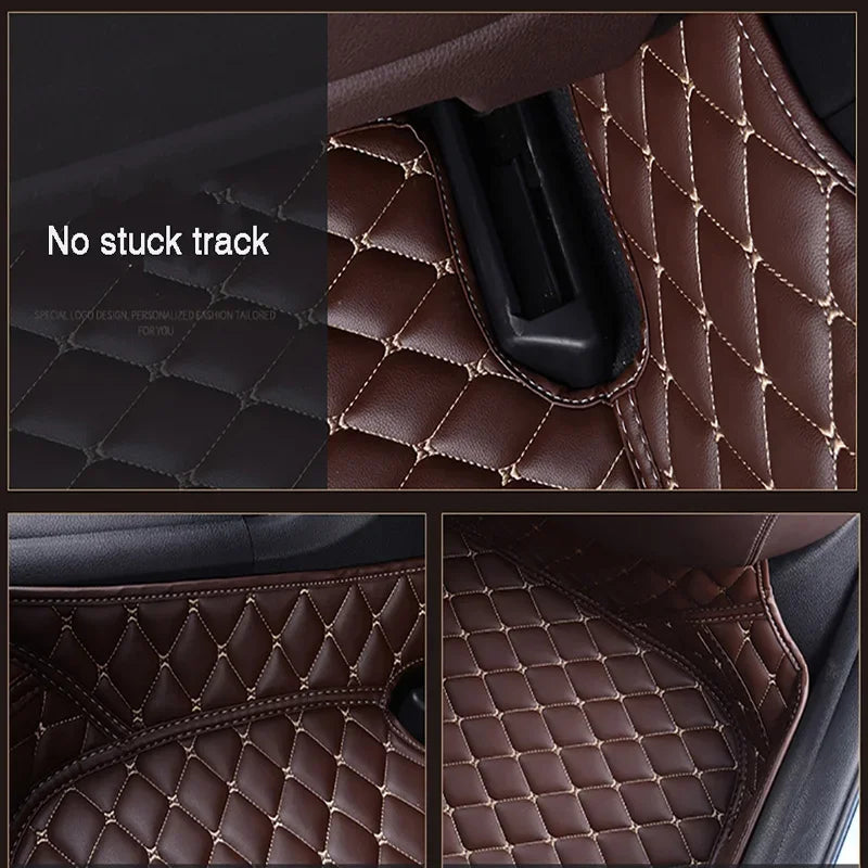 Full Surround Custom Leather Car Floor Mat For LAND ROVER Range Rover (Ⅲ / Ⅳ Long / Sport / Evoque) Freelander 2 Auto Parts