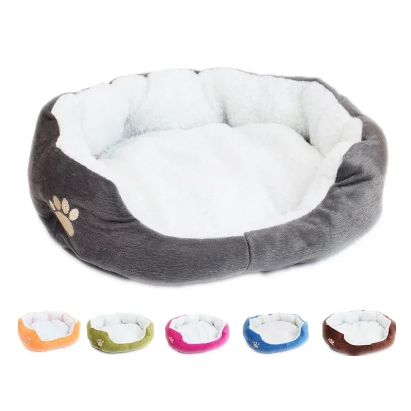 Pet Beds for Dogs Lambswool Kennel Pet Calming Dog Bed House Pet Supplies Accessories Super Soft Dog Bed Plush Cat Mat