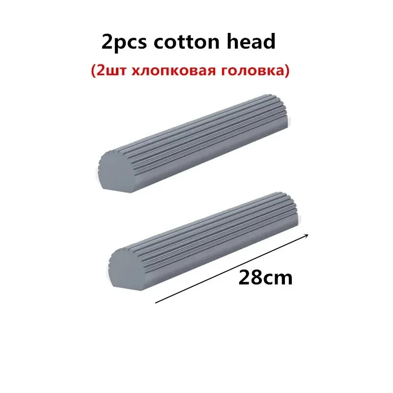 Collodion Mop Free Hand Washing Magic Self-Cleaning Squeeze Water Flat Floor Wiper Tile Wringer Cotton Squeezer Household Helper