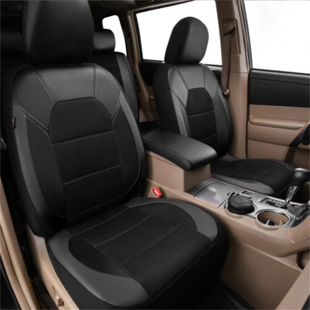 Cars Covers Seat Protector For Honda Accord City Civic CRV CRZ Elysion Fit Jade Jazz Insight PU Leather Cushion Fabric Car Cover