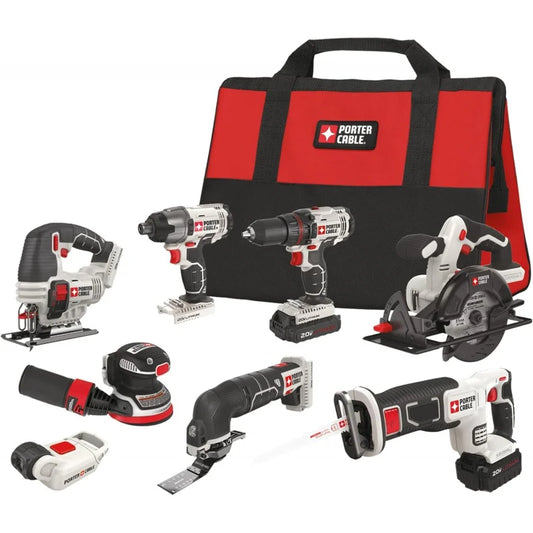 Porter-Cable pcck6118 20V max * lithium ion 8-tool combo kit