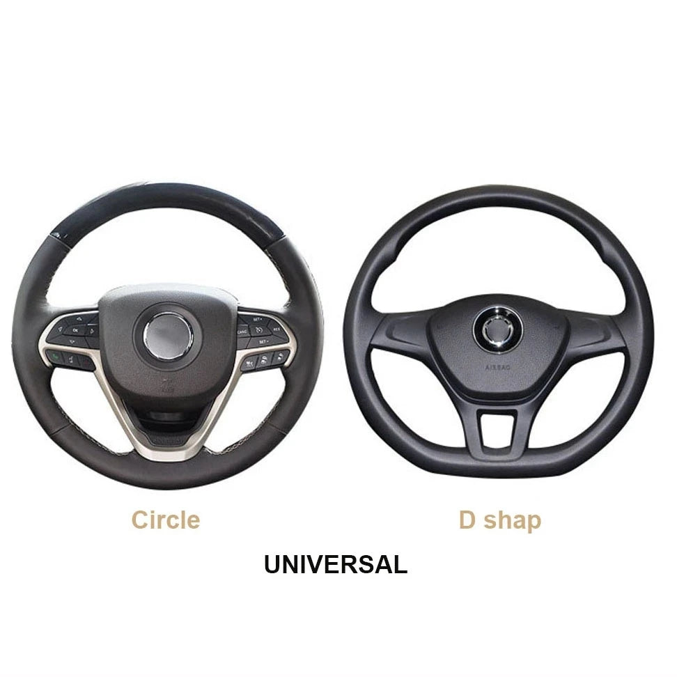 Car Steering Wheel Cover 4 Colors Diameter 38cm Car Steering-wheel Covers Shiny Snowflake Car Accessories Universal Car-styling