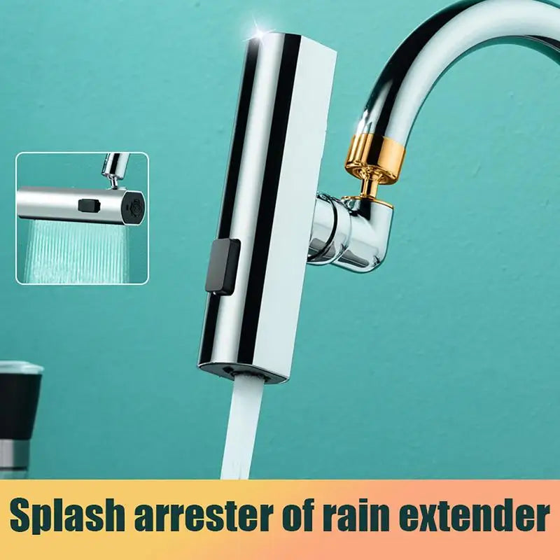 Universal Waterfall Faucet Extenders Head Heavy Duty Kitchen Faucets Nozzle Sink Waterfall Stream Sprayer Head For Bathrooms