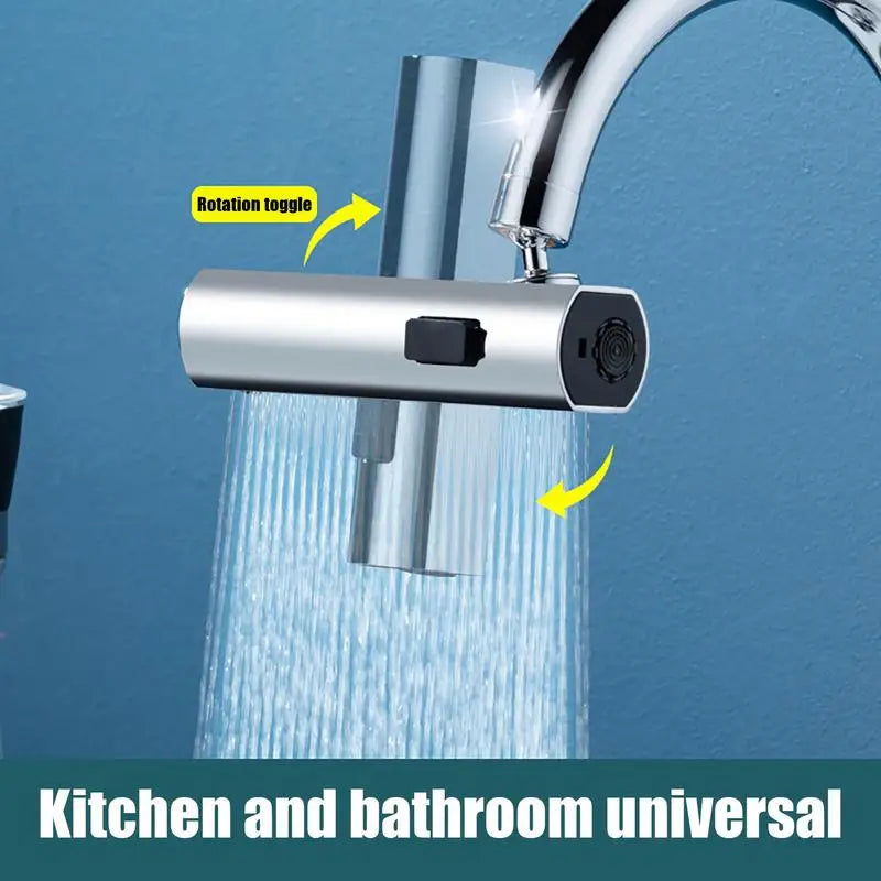 Universal Waterfall Faucet Extenders Head Heavy Duty Kitchen Faucets Nozzle Sink Waterfall Stream Sprayer Head For Bathrooms