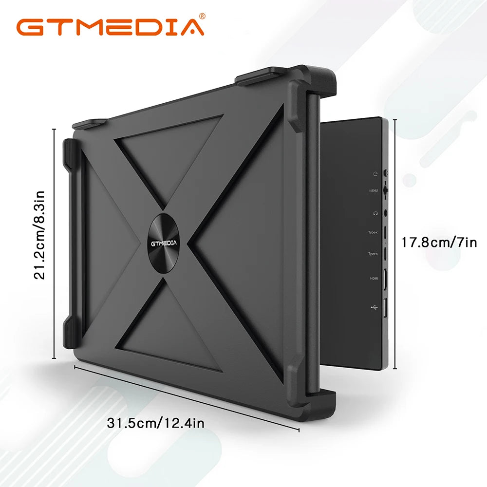 GTMEDIA Mate X 11.6-inch Portable Dual Screen Monitor Triple Portable Monitor For 13.1-17.3 Laptop Full HD IPS 1080P Display