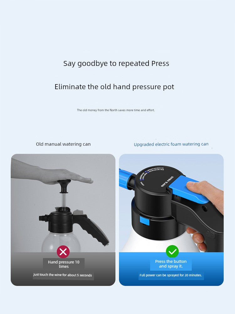 New Arrival Electric Foam Handheld Fantastic Pesticide Spray Car Wash