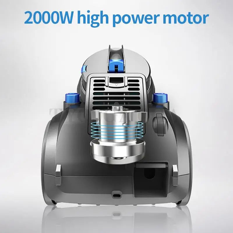 2000W Suction Power 23KPa Vacuum Cleaner Strong Large Power Vacuum Cleaner Household Carpet Mite Removal 2.5L Home Appliance