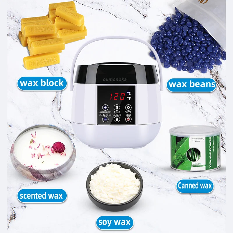 Smart Wax for Depilation Heater Machine Makers for Hair Removal Wax Parafina Depilatory Pot Professional Wax Warmer Wax Melter