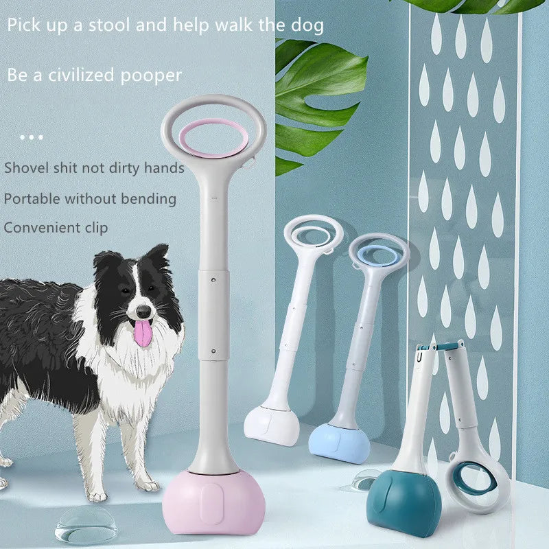 Dog Poop Picker Scoop Shovel Puppy Excrement Picker Foldable Poop Collector Waste Remove Cat Bags Poop Dispenser Pet Accessories