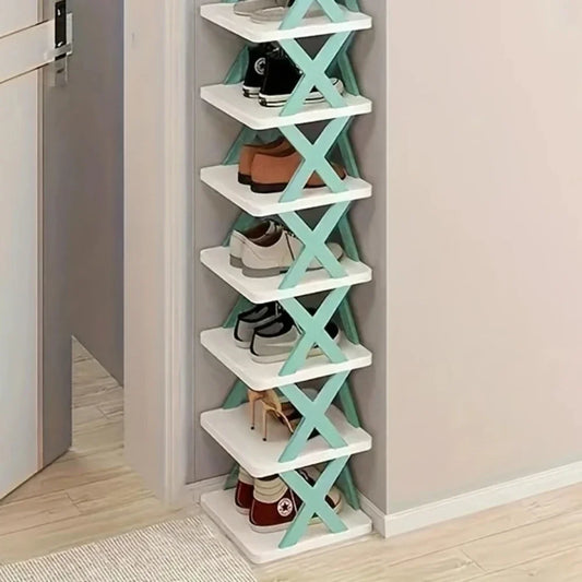 Shoes Racks Storage Organizer  Detachable Shoe Racks Saves Family Household Rack Multi Layer Simple Shoes Shelf Color Cabinet