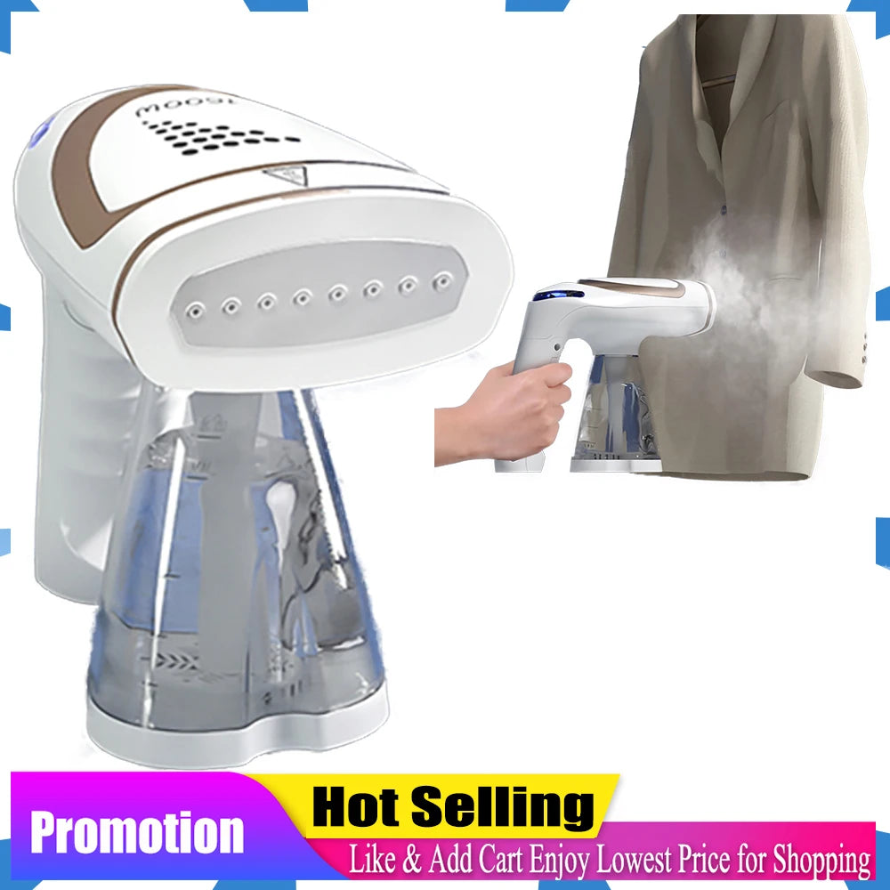 1600W Handheld Garment Steamer 250ml Foldable Hanging Ironing Machine Fast Steam Iron Steamer For Clothes Portable Home Travel