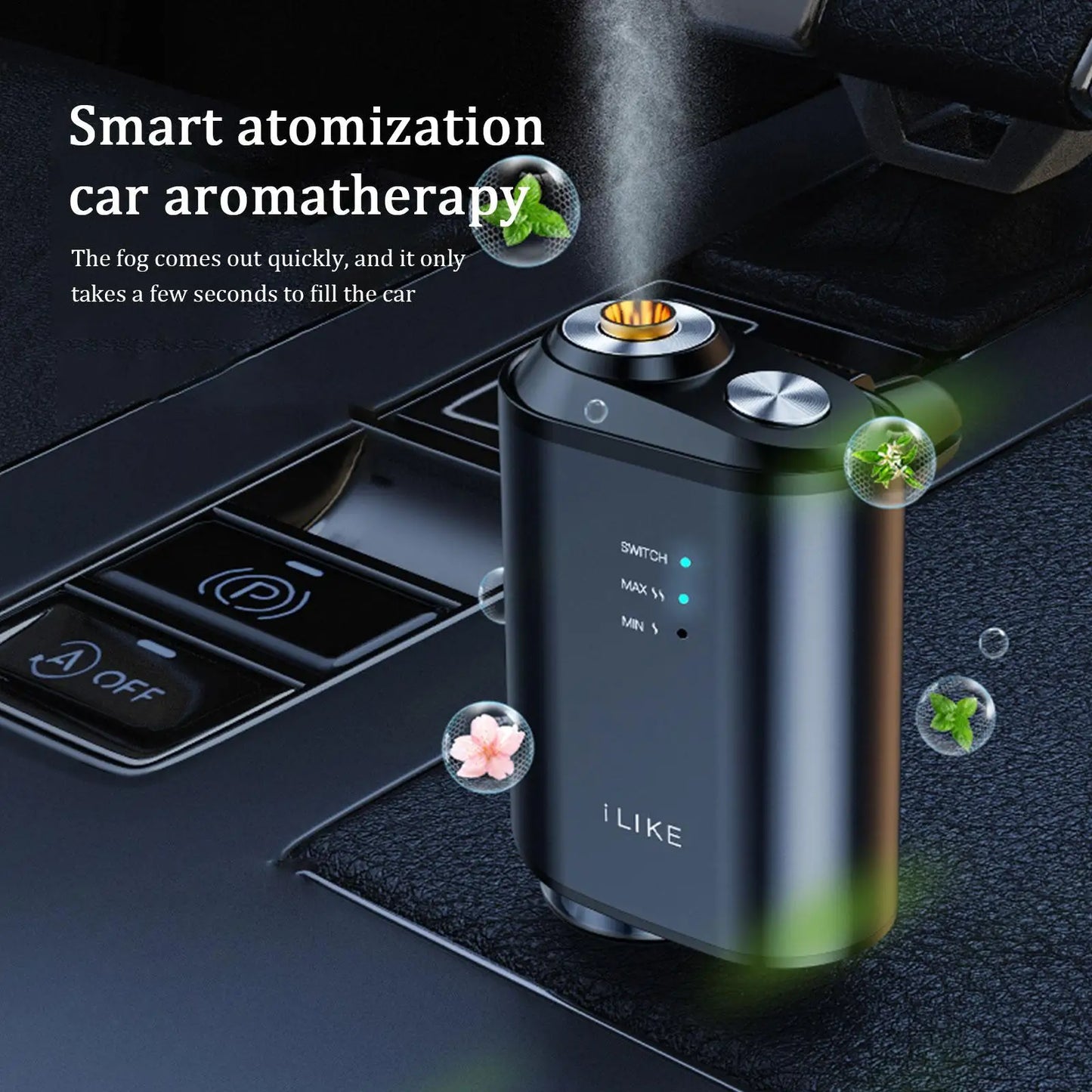 for Car Universal Automatic Air Humidifier Mist Air Vent Freshener Perfume Fragrance Car Interior Decoration Accessories