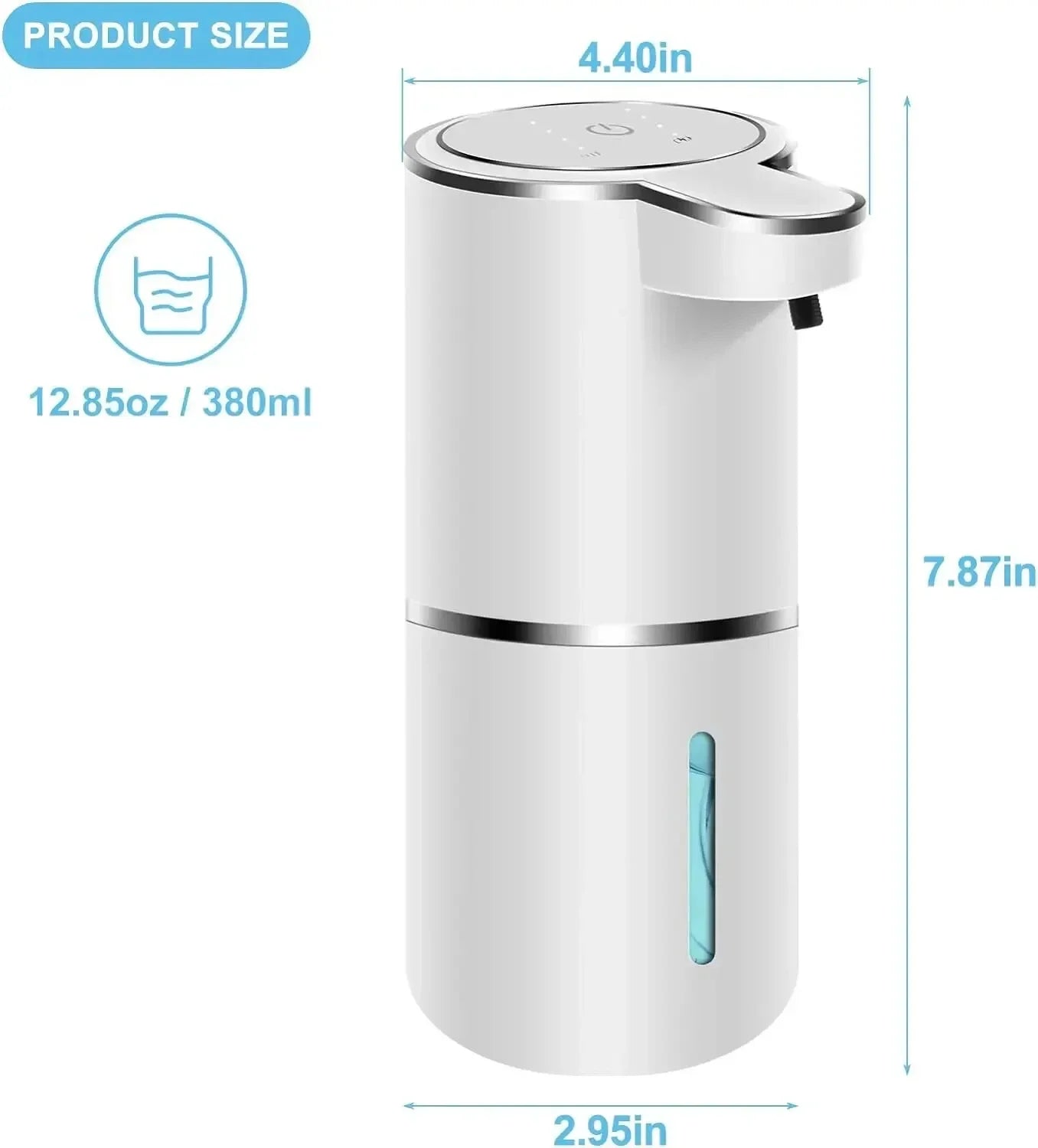 Automatic Soap Dispenser Touchless Foaming Soap Dispenser 380ml USB Rechargeable Electric 4 Level Xiaomi Ecological Porduct