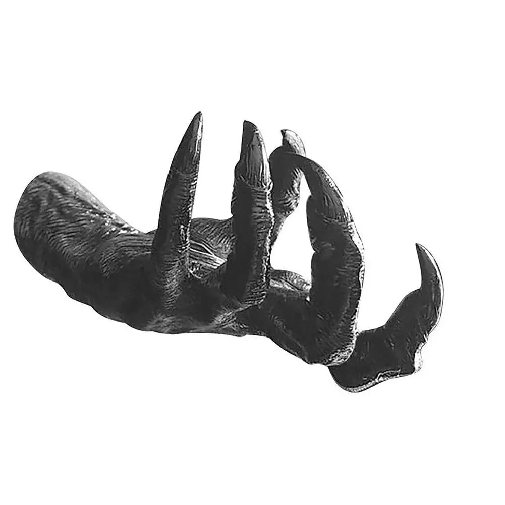 Witch's Demon Hand Wall Hanging Statues Resin Retro Art Hanging Design Creative Halloween Home Decor Art Sculpture For Room