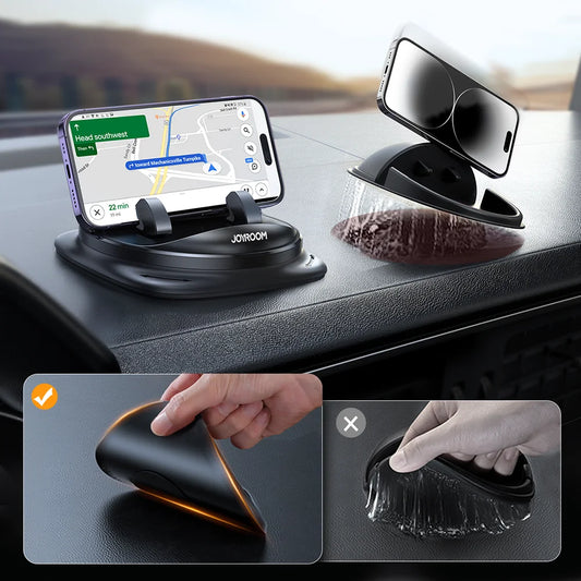 New Universal Car Phone Holder Upgraded Reusable Silicone Phone Mount for Car Dash Anti-Slip Pad Mat Phone Holder