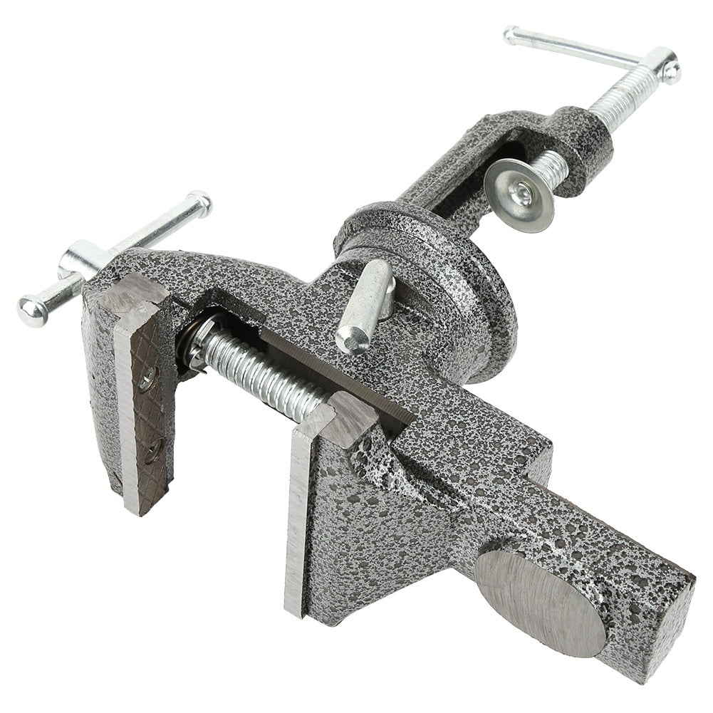 65mm Mini 360 Degree Cast Iron Clamp On Vise Hardware Hand Tools Drill Press Workshop Accessory