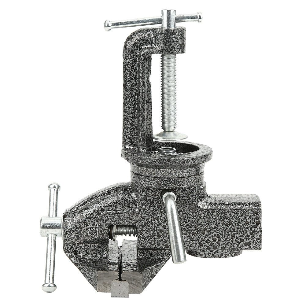 65mm Mini 360 Degree Cast Iron Clamp On Vise Hardware Hand Tools Drill Press Workshop Accessory