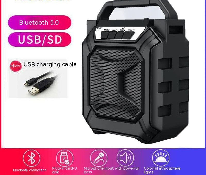 Bluetooth Speaker Outdoor Portable Radio Wireless Portable