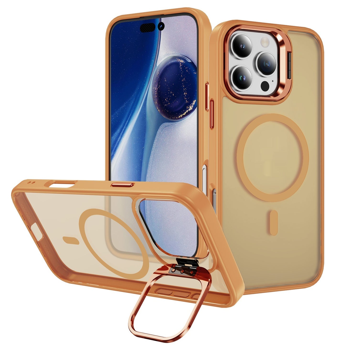 Magnetic Phone Case Lens Bracket Phone Case