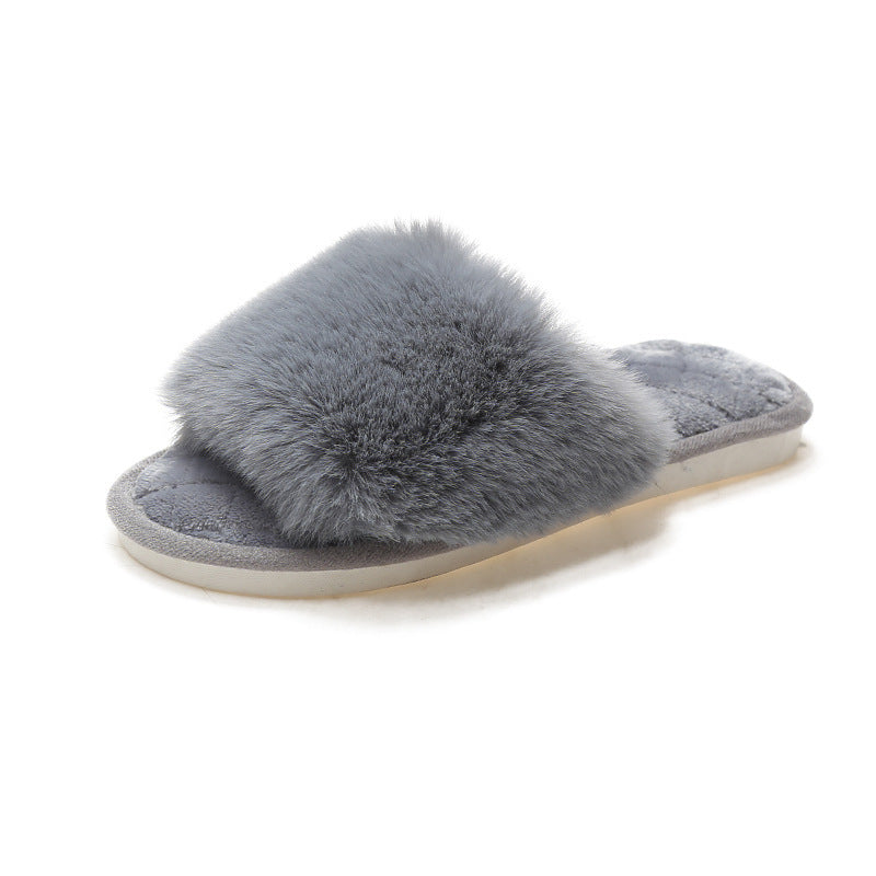 Women's Home Flat Warm Online Influencer Fashion Cotton Slippers