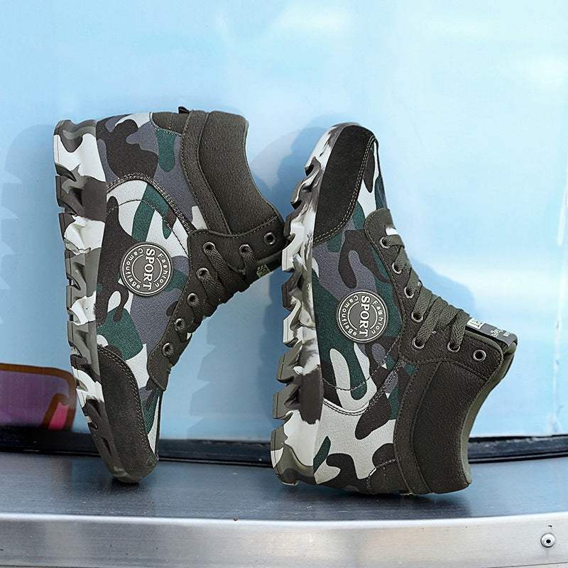 Women's Casual Camouflage Increased Sneakers