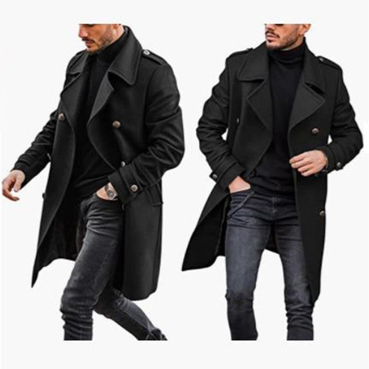 Woolen Men's Coat Autumn And Winter New Product Warm Padded Jacket