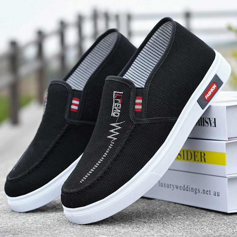 Spring Old Beijing Non-slip Casual Tendon Bottom Skate Shoes Breathable Canvas