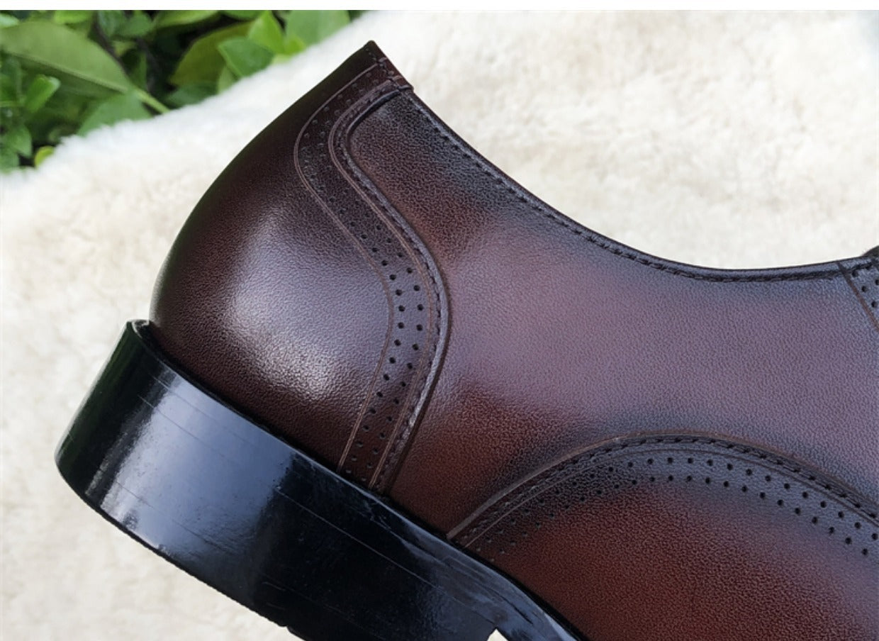 Men's Business Suit Carved Leather Shoes